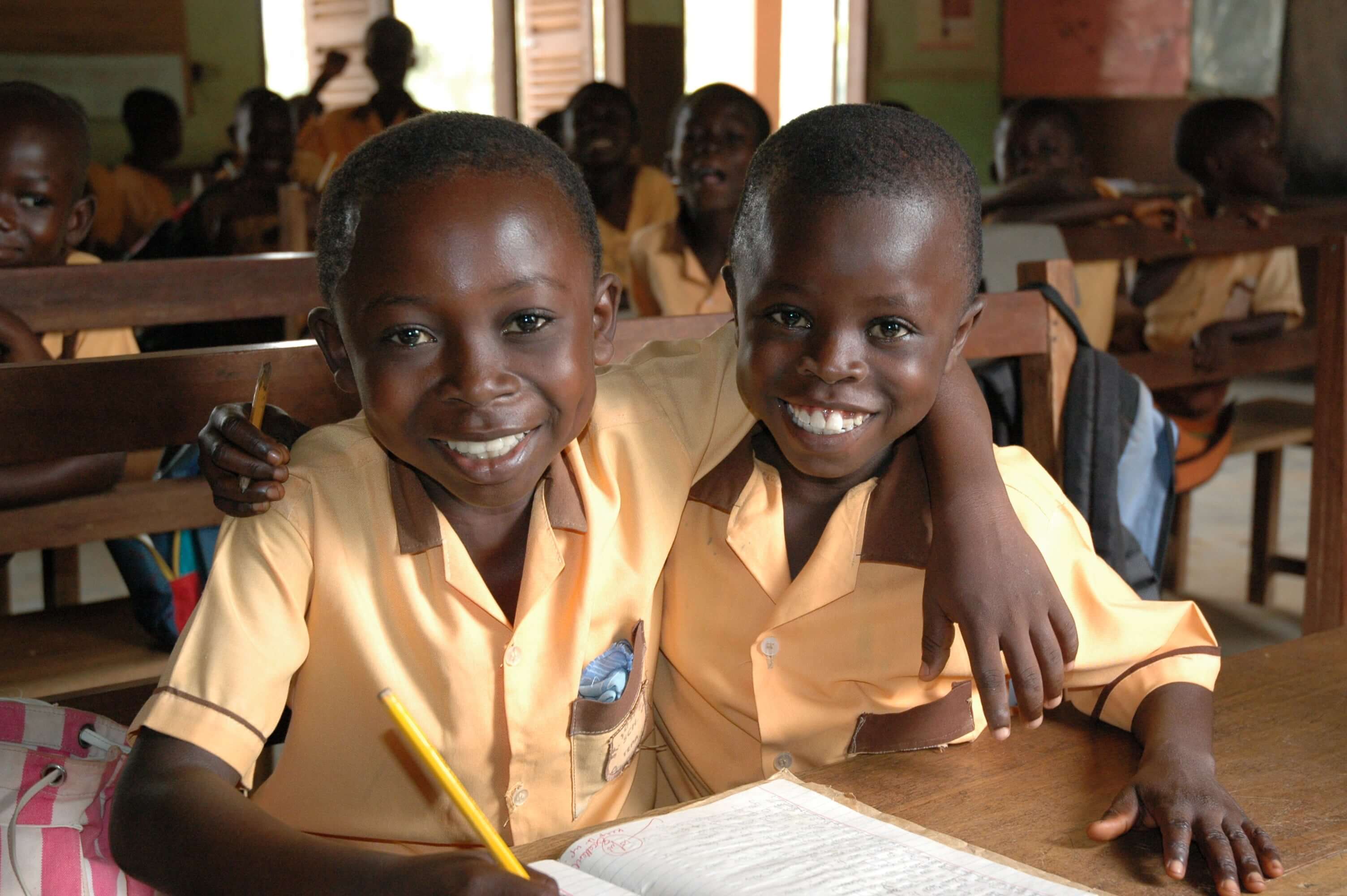 Children in a classroom
